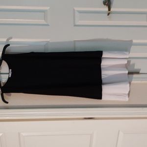 Classic Style Black & White Dress in S